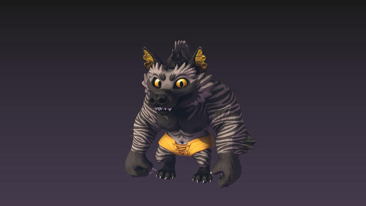 Gnoll Scout render